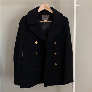 J.Crew Stadium Cloth by Nelly Gori Peacoat